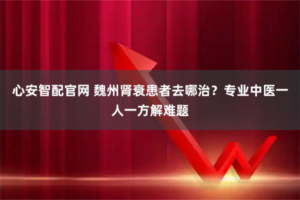 心安智配官网 魏州肾衰患者去哪治？专业中医一人一方解难题